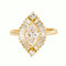 54 Bague marquise en or jaune et diamants 58 Facettes 5376537CN