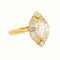 54 Bague marquise en or jaune et diamants 58 Facettes 5376537CN