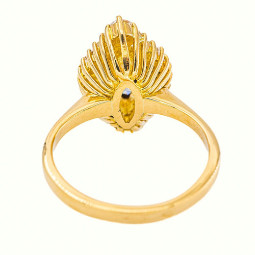 54 Bague marquise en or jaune et diamants 58 Facettes 5376537CN