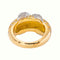 44 Bague jonc en or jaune et blanc et diamants 58 Facettes 5655437CN