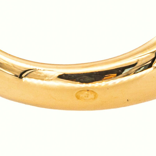 44 Bague jonc en or jaune et blanc et diamants 58 Facettes 5655437CN