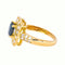 50 Bague en or jaune avec saphir et diamants 58 Facettes 5660362CN