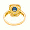 50 Bague en or jaune avec saphir et diamants 58 Facettes 5660362CN