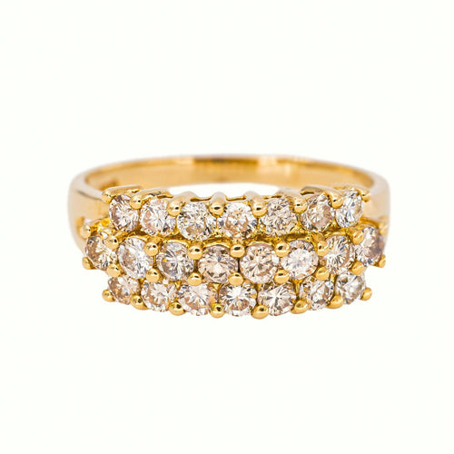 54 Bague en or jaune et diamants 58 Facettes 5709150CN