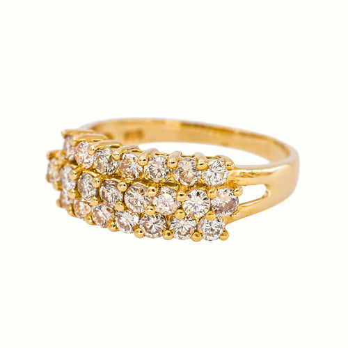 54 Bague en or jaune et diamants 58 Facettes 5709150CN