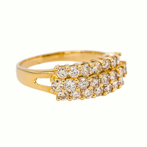 54 Bague en or jaune et diamants 58 Facettes 5709150CN