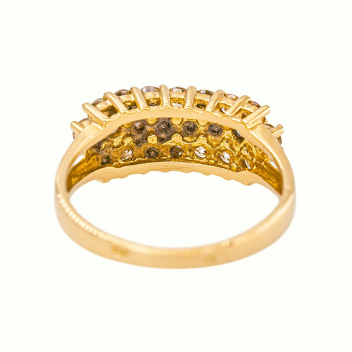 54 Bague en or jaune et diamants 58 Facettes 5709150CN