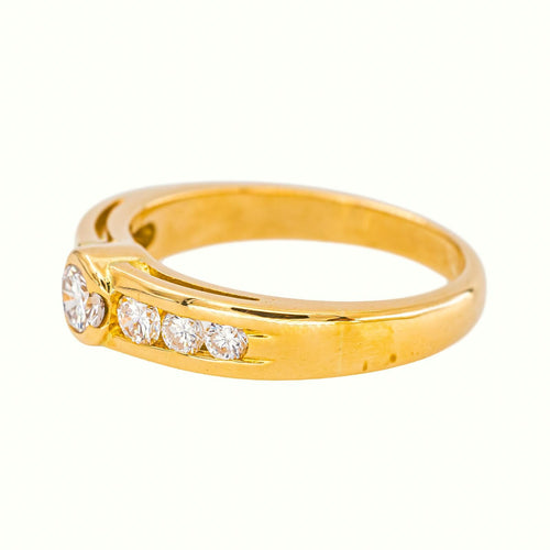 62 Bague en or jaune et diamants 58 Facettes 5709152CN