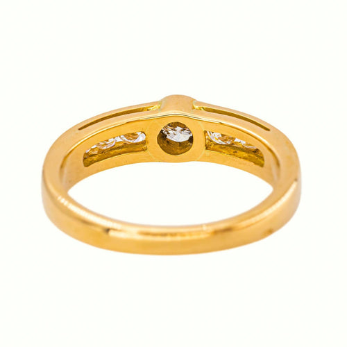 62 Bague en or jaune et diamants 58 Facettes 5709152CN
