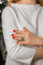 54 Chanel - Bague bandeau carré en argent 58 Facettes 5742154CN