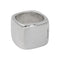 54 Chanel - Bague bandeau carré en argent 58 Facettes 5742154CN