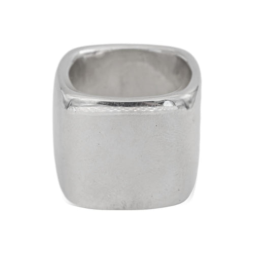 54 Chanel - Bague bandeau carré en argent 58 Facettes 5742154CN