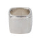 54 Chanel - Bague bandeau carré en argent 58 Facettes 5742154CN