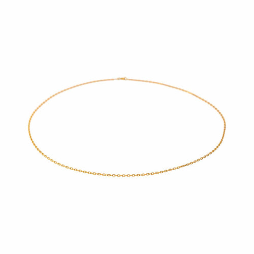 Collier maille forçat en or jaune 58 Facettes 5777565CN