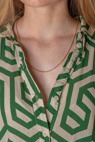 Collier maille forçat en or jaune 58 Facettes 5777565CN
