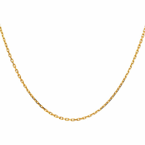 Collier maille forçat en or jaune 58 Facettes 5777565CN