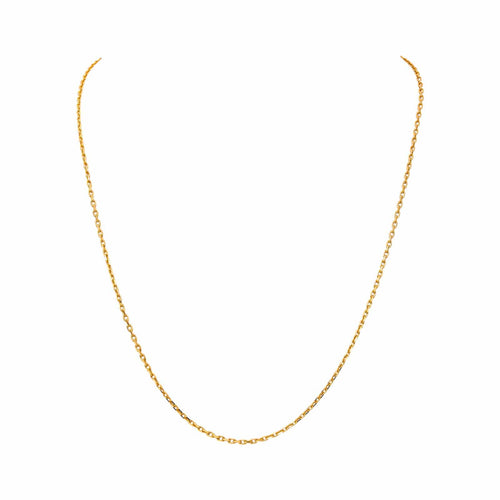 Collier maille forçat en or jaune 58 Facettes 5777565CN
