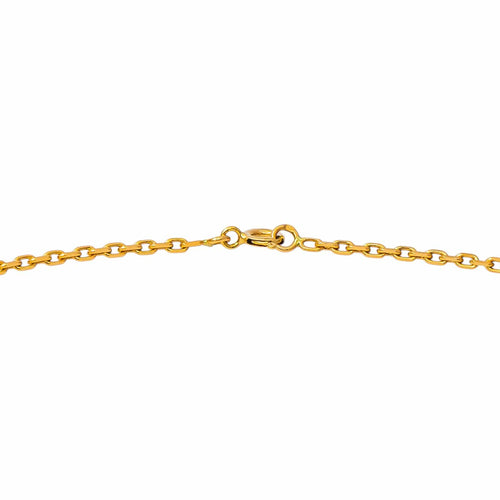 Collier maille forçat en or jaune 58 Facettes 5777565CN
