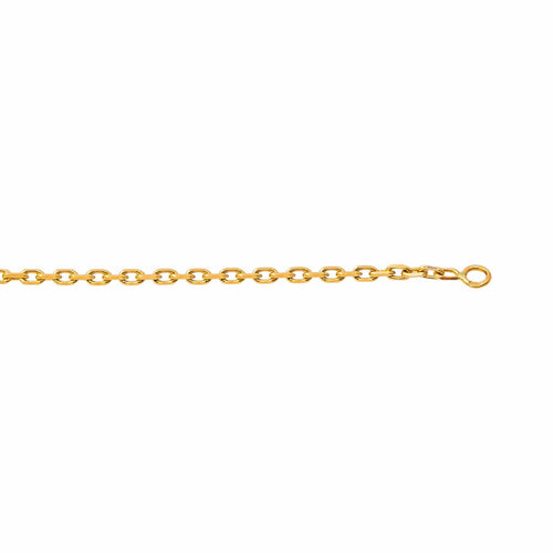 Collier maille forçat en or jaune 58 Facettes 5777565CN
