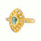 49 Bague marquise en or jaune, émeraude et diamants 58 Facettes 5807405RV