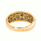 54 Bague jonc en or jaune, saphirs et diamants 58 Facettes 5839185RV