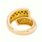 54 Bague en or jaune, saphirs et diamants 58 Facettes 5854771CN