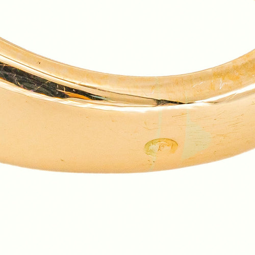 54 Bague en or jaune, saphirs et diamants 58 Facettes 5854771CN