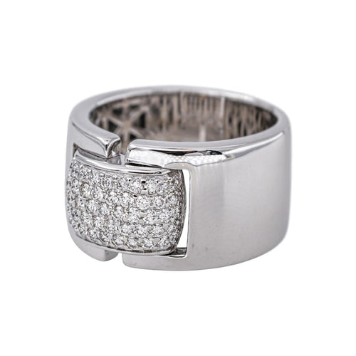 52 Bague en or blanc et diamants 58 Facettes 5857869CN