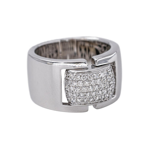 52 Bague en or blanc et diamants 58 Facettes 5857869CN