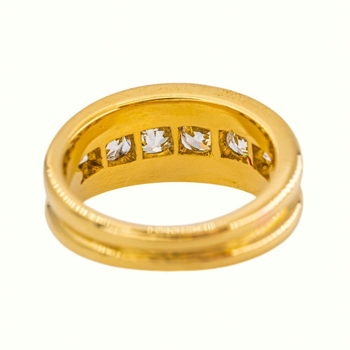 55 Bague en or jaune et diamants taille ancienne 58 Facettes 5944389CN