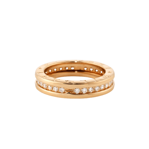 50 BVLGARI B.Zero1 - Bague en or jaune et diamants 58 Facettes 160