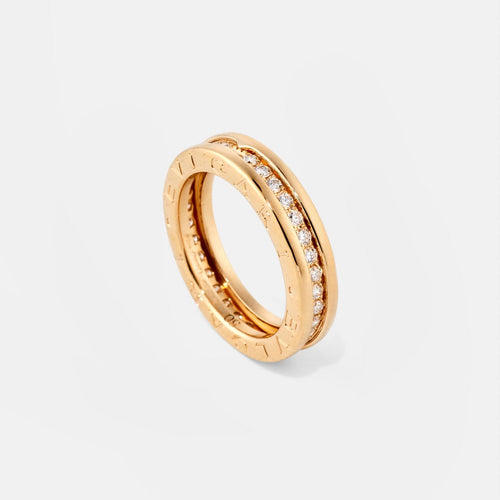 50 BVLGARI B.Zero1 - Bague en or jaune et diamants 58 Facettes 160