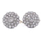 Boucles d'oreilles en platine et or jaune avec diamants 58 Facettes OR229 (00719)