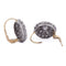 Boucles d'oreilles en platine et or jaune avec diamants 58 Facettes OR229 (00719)