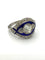 56 Art déco - Bague en platine et diamants 58 Facettes 143/26 A