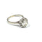 54 Bague solitaire Old Mine en or 18 kt et diamants 58 Facettes 452/26 A