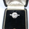 54 Bague solitaire Old Mine en or 18 kt et diamants 58 Facettes 452/26 A