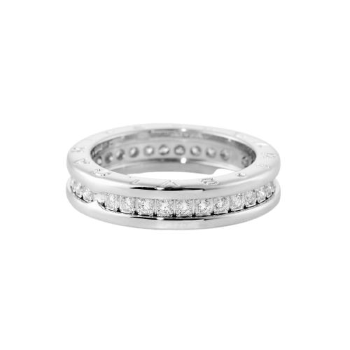 52 BVLGARI B.Zero1 - Bague en or blanc et diamants 58 Facettes 161