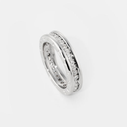 52 BVLGARI B.Zero1 - Bague en or blanc et diamants 58 Facettes 161