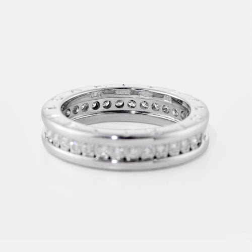 52 BVLGARI B.Zero1 - Bague en or blanc et diamants 58 Facettes 161