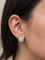 Boucles d'oreilles vintage en platine et diamants 58 Facettes 512/26 L