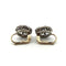Boucles d'oreilles vintage en platine et diamants 58 Facettes 512/26 L