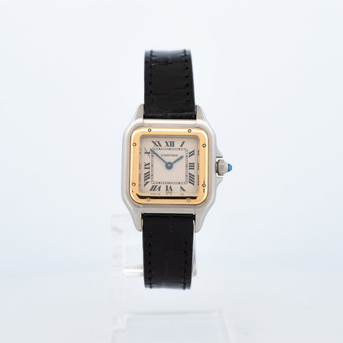 Cartier Panthère - Montre SM acier et or jaune cadran ivoire 58 Facettes 559