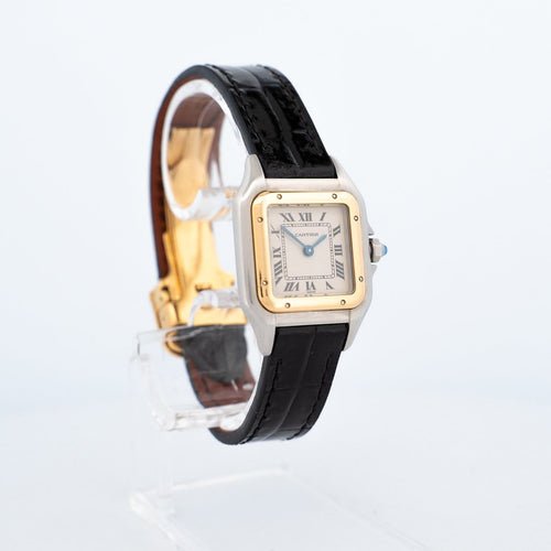Cartier Panthère - Montre SM acier et or jaune cadran ivoire 58 Facettes 559