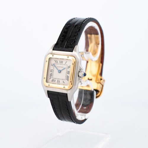 Cartier Panthère - Montre SM acier et or jaune cadran ivoire 58 Facettes 559