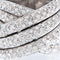 54 Bague italienne en or blanc avec diamants 58 Facettes A1903