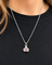 Chopard Lady Bird - Pendentif et chaîne en or blanc, rubis et diamant 58 Facettes Coci