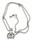 Chopard Lady Bird - Pendentif et chaîne en or blanc, rubis et diamant 58 Facettes Coci