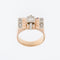 58 Art déco - Bague en or jaune et blanc 18 carats et diamant 58 Facettes A1762