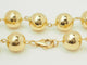 Bracelet marseillais boules 12 mm en or jaune 58 Facettes 31239